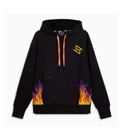 Sweat à Capuche Noir Mixte Puma Stewie X Fire Hoodie - L