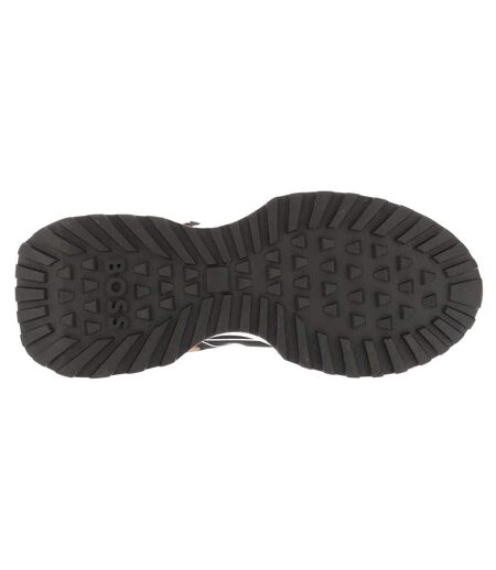 Mens Jonah Running Trainers Brown Black Boss