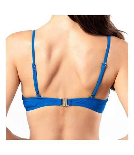 Haut de bikini bandeau bleu roi femme sun project 1613