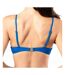 Haut de bikini bandeau bleu roi femme sun project 1613-2