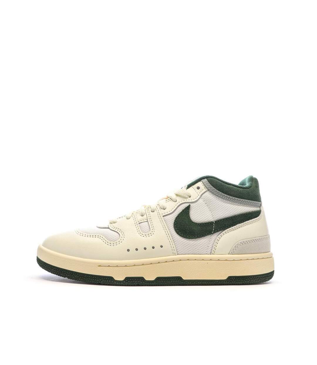 Baskets blanches/vertes homme nike attack-1