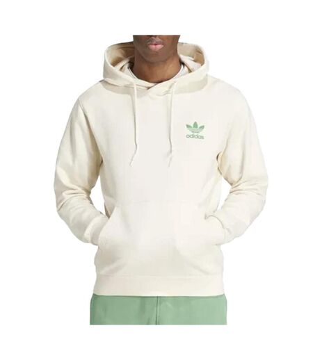 Sweat à capuche ecru homme adidas grf hoody - l
