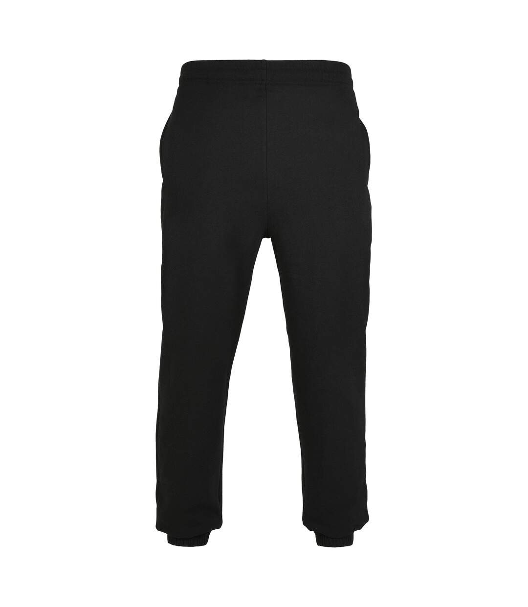 Unisex adult basic jogging bottoms black Build Your Brand-1