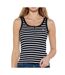 Débardeur à rayures marine femme tommy hilfiger tjw slim button tank - l-1