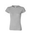 T-shirt Softstyle Femme Gris Chiné Gildan-1