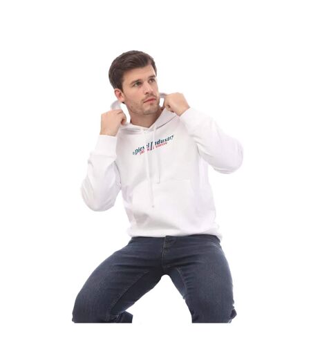 Sweat à capuche s-ginn homme blanc Diesel