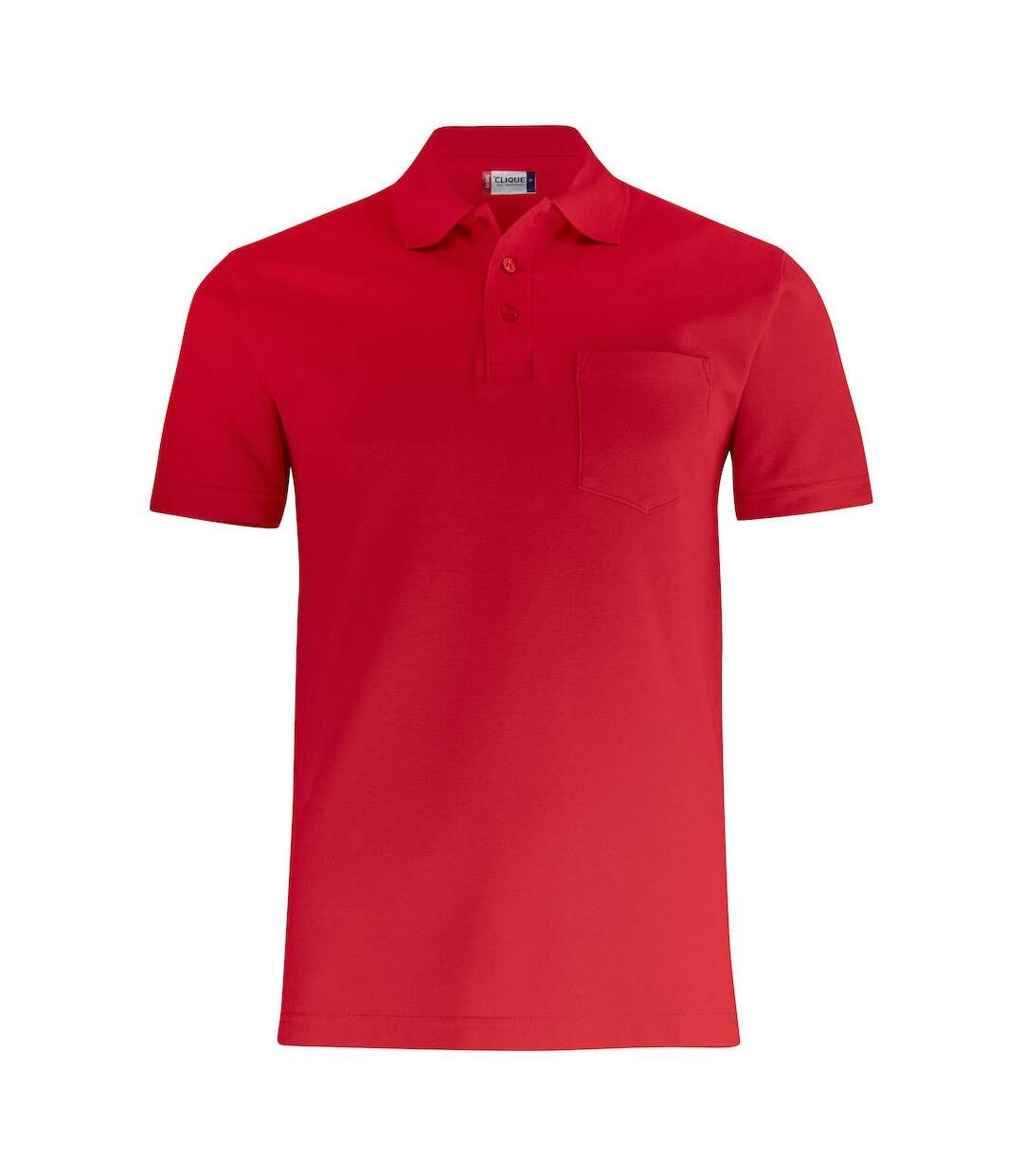 Polo basic adulte rouge Clique Clique