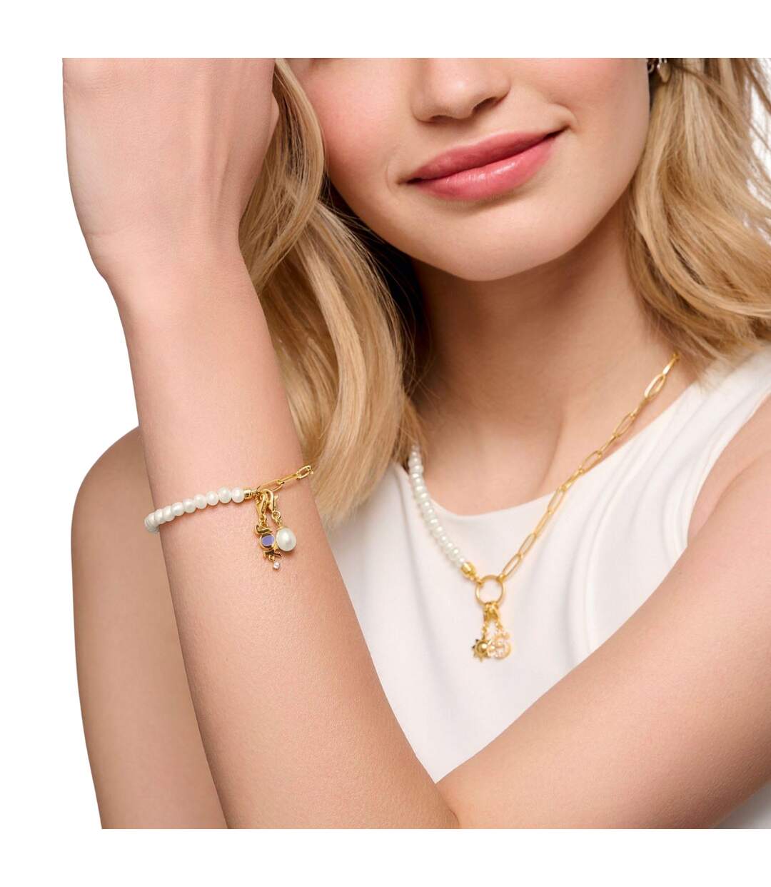 Joy Charm Pendant One Size Gold Thomas Sabo-1