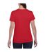 T-shirt Femme Rouge Gildan-3