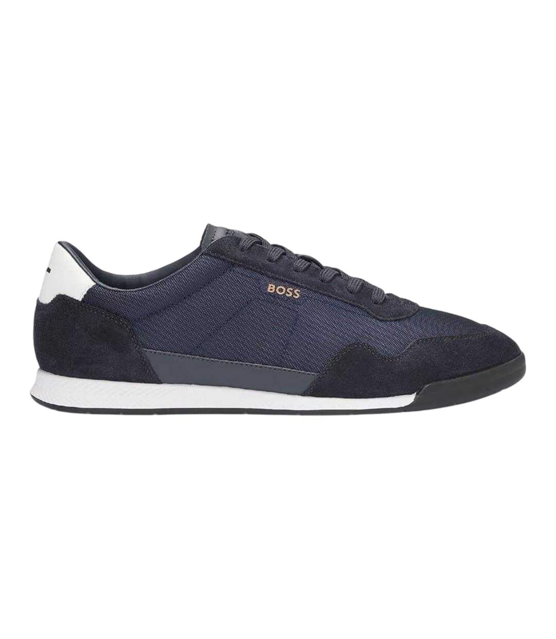 Mens Titanium Sl Suede Trainers Dark Blue Boss-1
