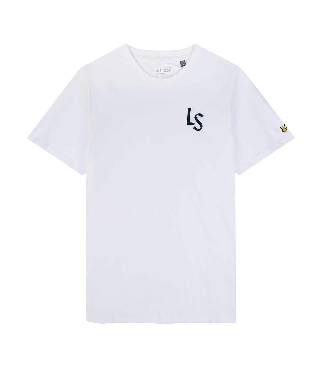 T-shirt Style Logo Ls Homme Blanc Lyle & Scott-2