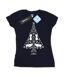 Disney Femme/Les femmes - T-shirt en coton avec arbre de Noël Frozen (Bleu marine) - UTBI21924-1