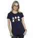 Disney - T-shirt BIG HERO BAYMAX MANY POSES - Femme (Bleu marine) - UTBI13209-2