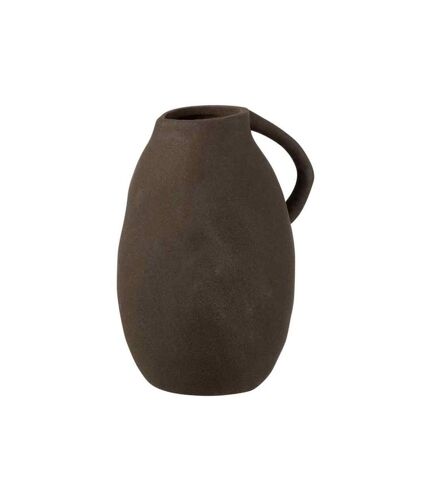 Paris Prix - Vase Design En Céramique cruche 25cm Noir