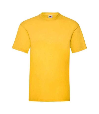 Mens valueweight t-shirt sunflower Fruit of the Loom