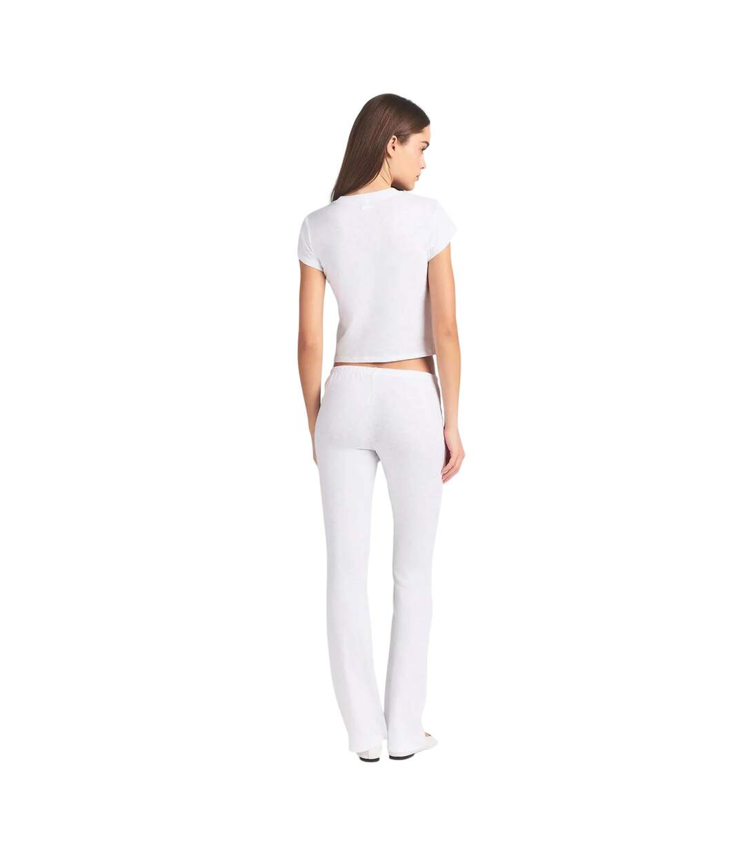 Womens/ladies Heart Jersey T-shirt Snow Skims-3
