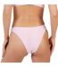 Womens/ladies Mid Rise Bikini Bottoms Pink Brave Soul-3