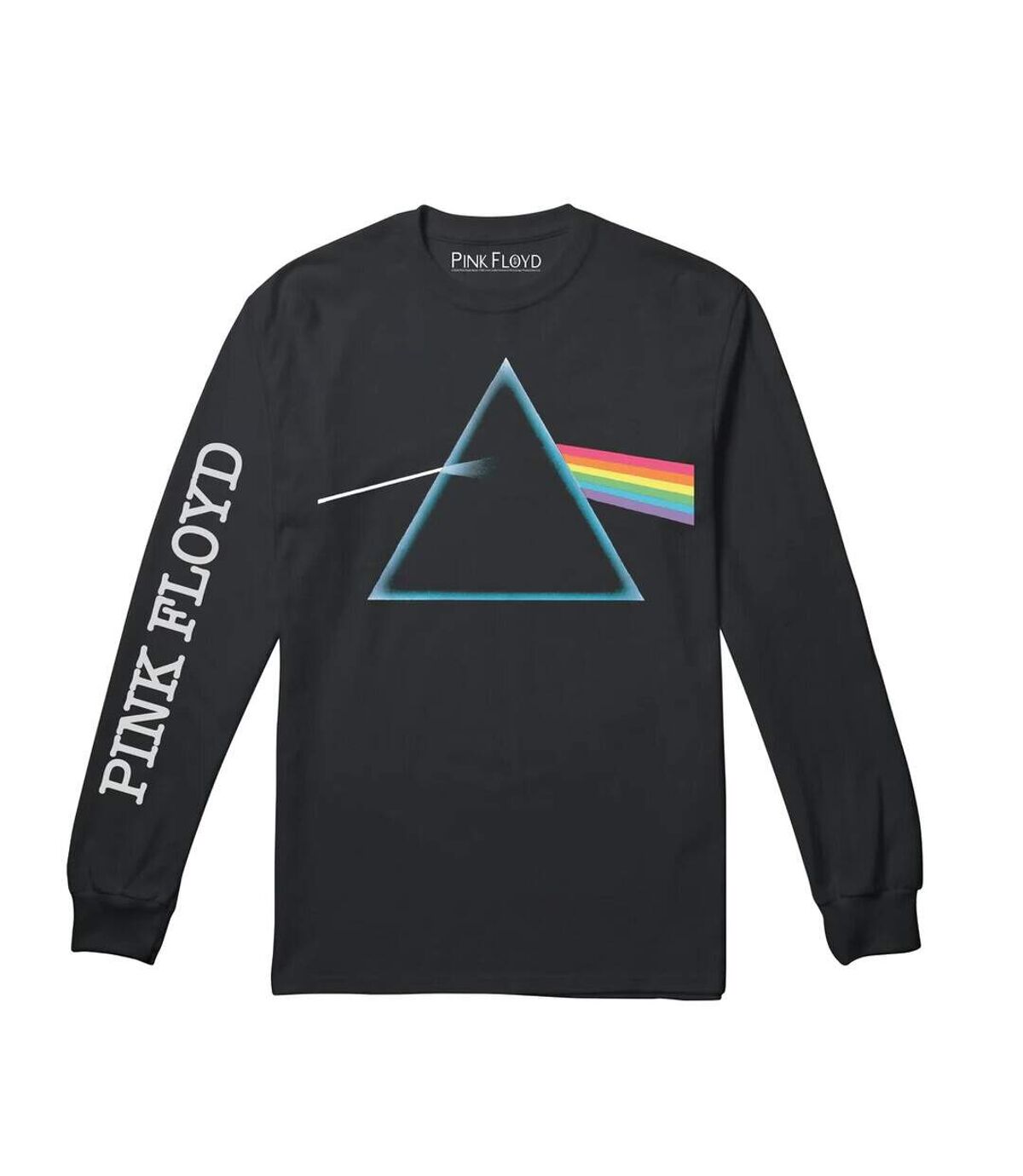 Pink Floyd T-shirt à manches longues Prism pour hommes (Noir) - UTTV895