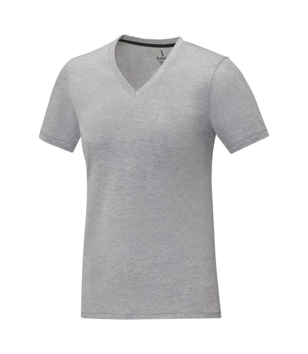 T-shirt somoto femme gris chiné Elevate