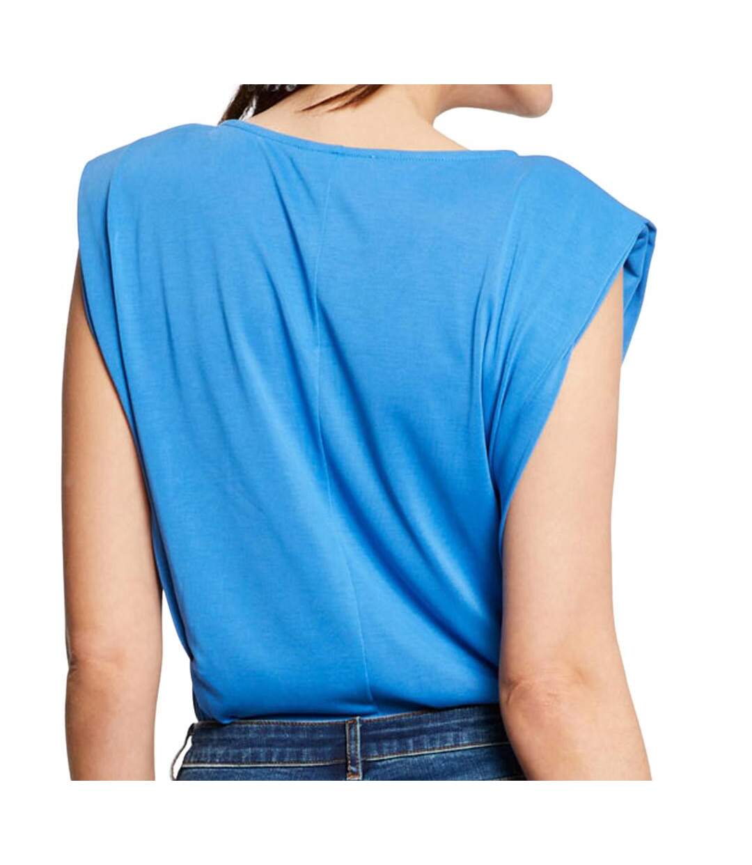 T-shirt Bleu Femme Morgan Dupro - L-2