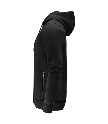 Mens Westwood Heights Full Zip Hoodie Black James Harvest