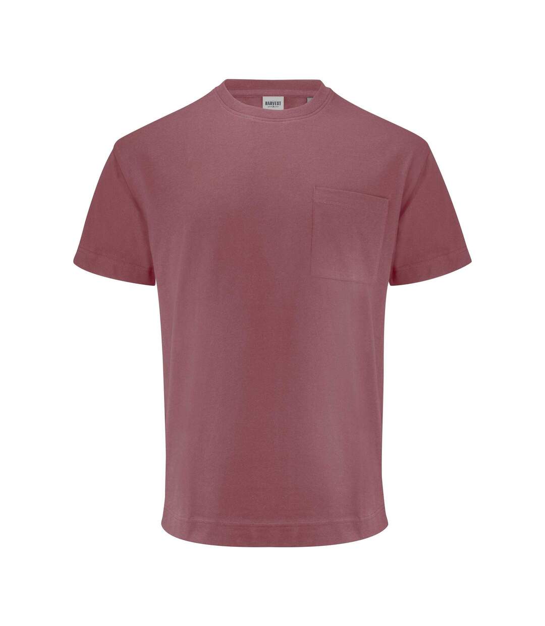 Unisex Adult Devons Pocket T-shirt Dusty Red James Harvest-1