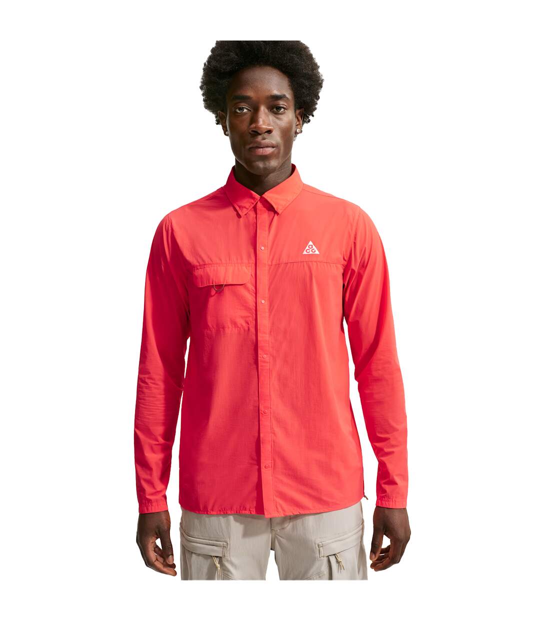 T-shirt Manches Longues Course À Pied Acg Homme Rouge Cramoisi Blanc Nike-2