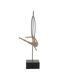 Gymnaste Cerceau sur Socle Gamma 55cm Beige & Noir-3
