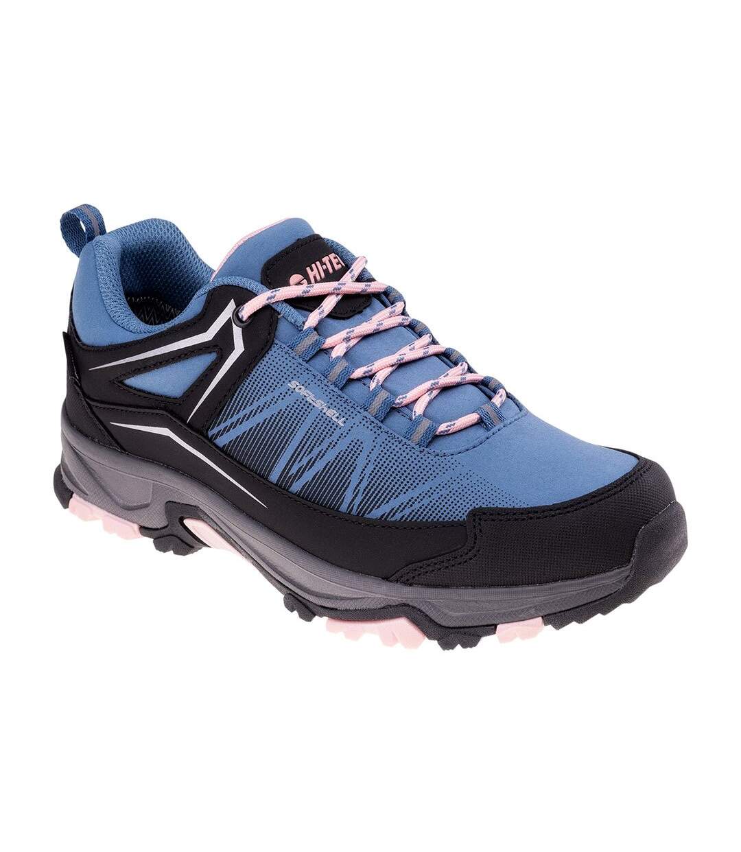 Chaussures de marche dolmar femme noir / bleu marine / rose Hi-Tec-1