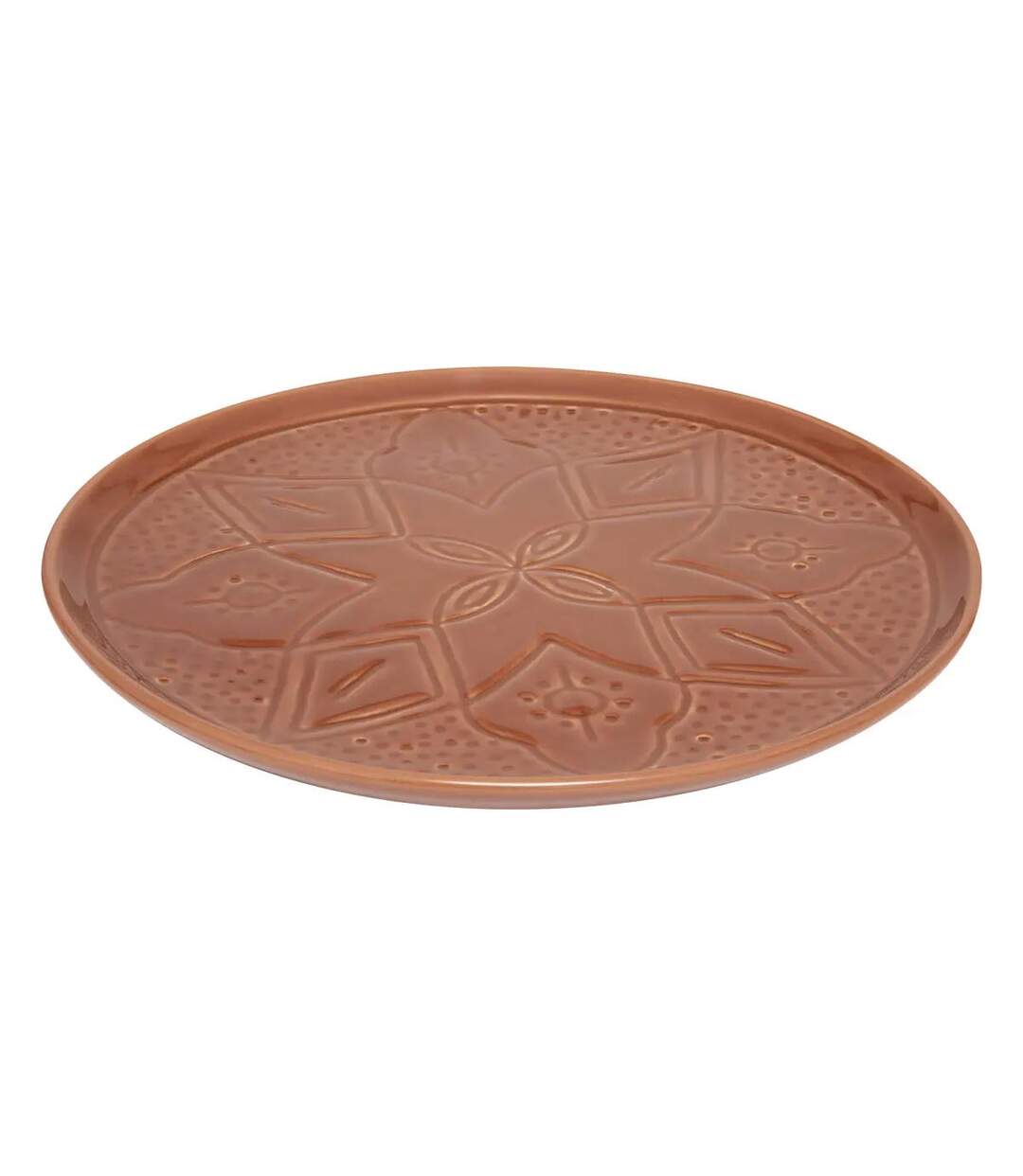 Lot de 6 Assiettes Plates Sienna 27cm Terracotta-2