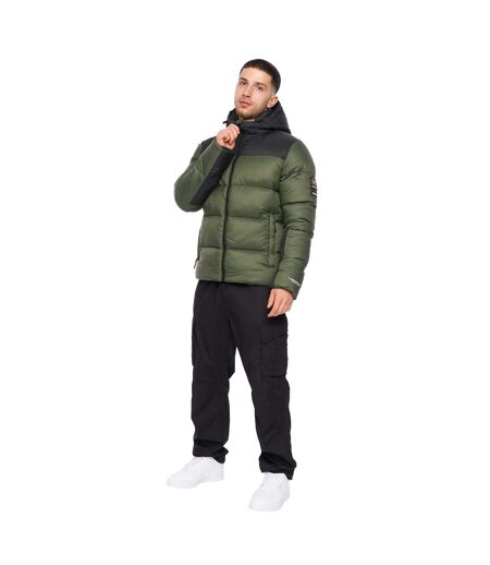 Veste chemerley homme vert sombre / noir Crosshatch