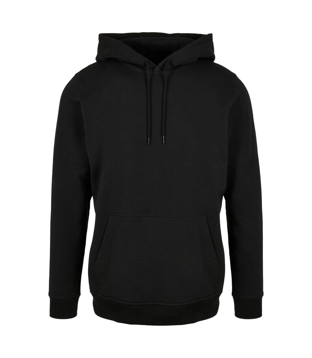 Sweat À Capuche Basic Adulte Noir Build Your Brand-1