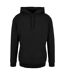 Sweat À Capuche Basic Adulte Noir Build Your Brand-1