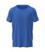 T-shirt Raglan Hommes Bleu Roi Vif Stedman-1