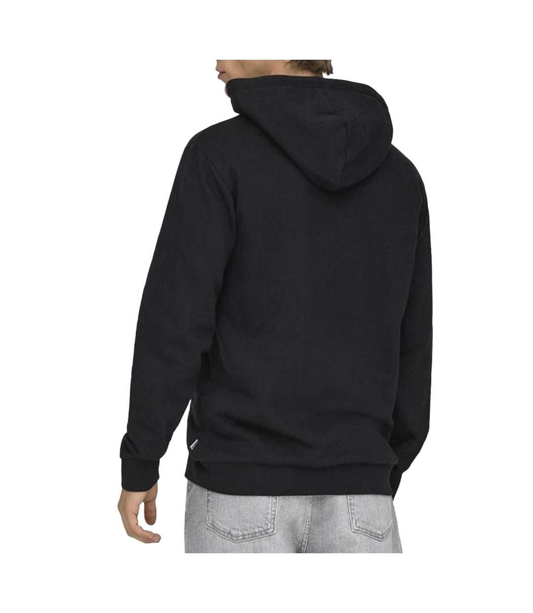 Sweat à capuche noir homme only & sons cere-2