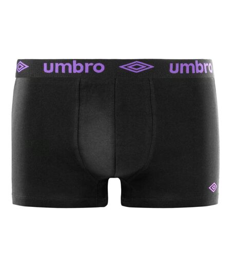 Lot de 4 Boxers coton homme uni Umbro