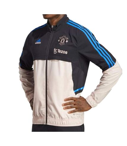 Manchester United Veste Noir/Rose Homme Adidas 22/23 - XXL