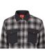 Surchemise Motif/style Motif Écossais Valley Homme Gris Noir Luke-3