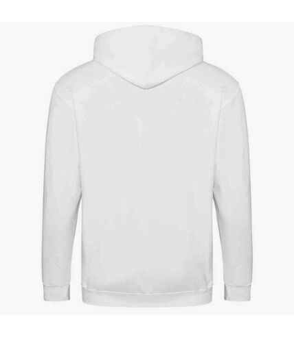 Mens full zip hoodie arctic white Awdis