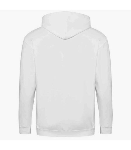 Mens full zip hoodie arctic white Awdis