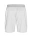 Unisex adult plain active shorts white Clique-2