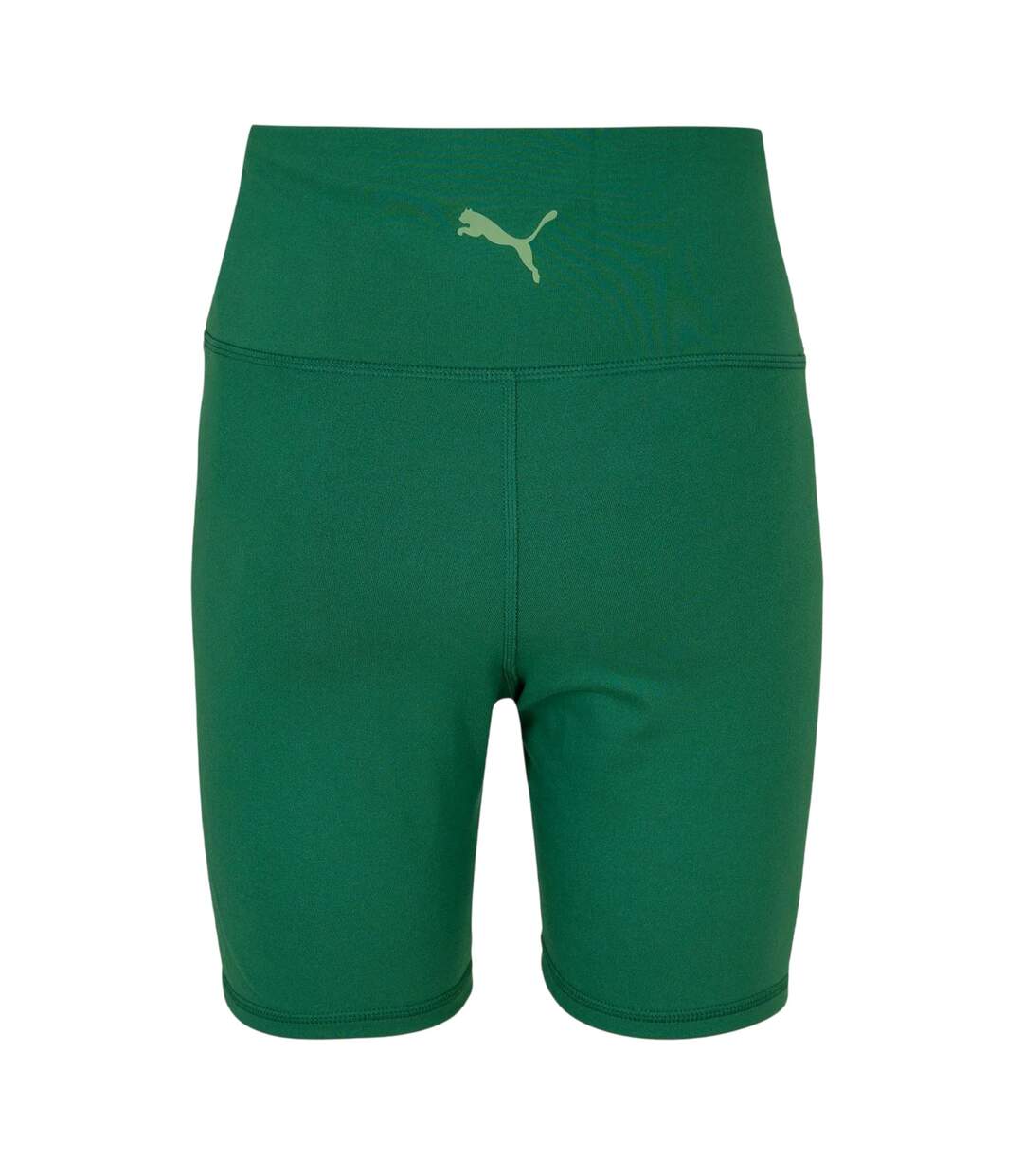 Womens/ladies Train Cycling Shorts Vine Green Puma-2