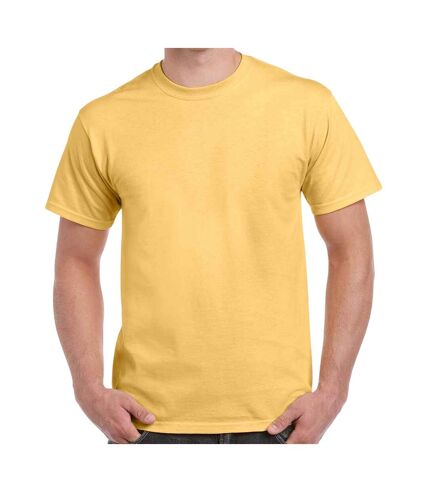 T-shirt manches courtes homme jaune pâle Gildan