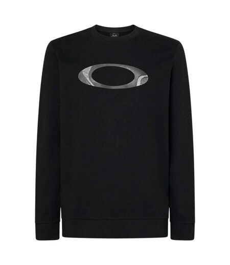 Mens Ellipse Cotton Sweatshirt Blackout Oakley