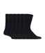 6 Pack Mens Non Elastic Loose Top Bamboo Socks-1