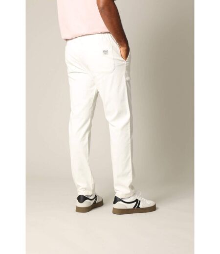 Pantalon en coton avec poches, taille élastiquée et cordon TYLER