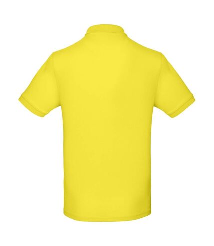 Pack of 2  Mens inspire polo  solar yellow B&C