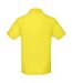 Pack of 2  Mens inspire polo  solar yellow B&C