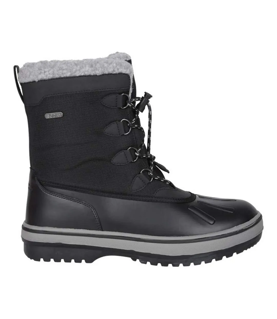 Mens Thermal Waterproof Snow Boots Black Mountain Warehouse-4