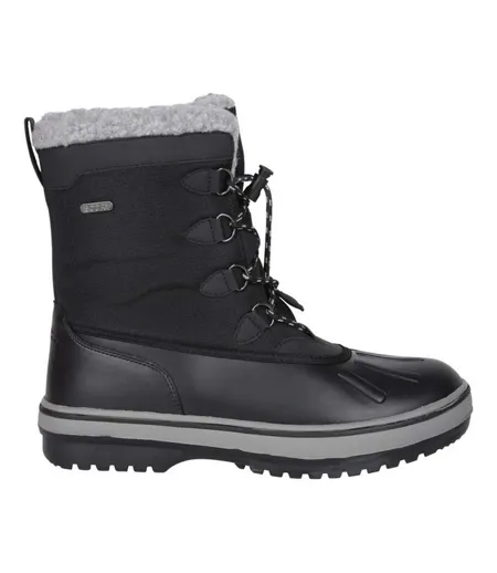 Mens Thermal Waterproof Snow Boots Black Mountain Warehouse